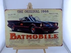 1966 Superhero Car Retro Metal Tin Sign 12 x 8 Vintage Style Wall Decor