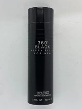 360 BLACK by Perry Ellis Cologne for Men EDT 3.4 oz New In Box FREE SHIPPING!!
