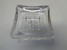 VINTAGE KOSTA BODA  BERTIL VALLIENS FRIDAY SEVEN DAYS ART GLASS TRINKET DISH
