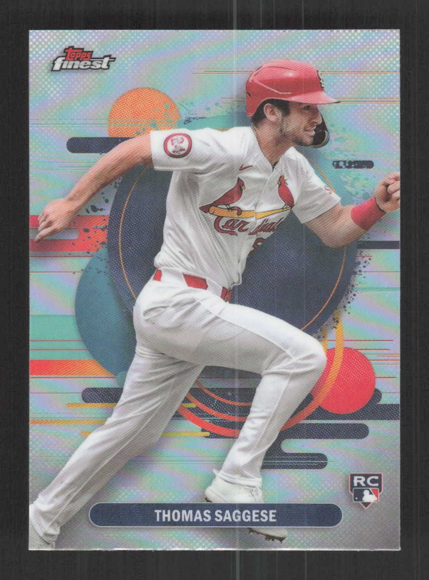 Thomas Saggese 2025 Topps Finest Uncommon Refractor Rookie #102