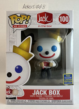 Funko Pop! Jack in the Box 2020 Summer Exclusive Sticker Jack Box #100 Ad Icons