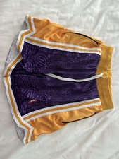 Collect  Select LA Lakers Paisley Swingman Shorts Medium