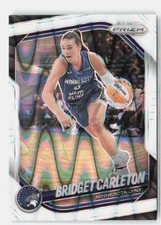 2025 Panini Prizm WNBA #88 Bridget Carleton White Seismic Prizms