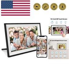 Digital Picture Frame 10.1 Inch WiFi Digital Photo Frame IPS HD Touch Screen ...