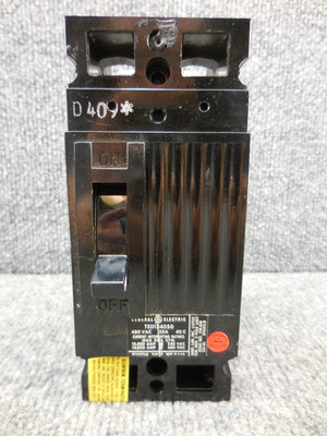 Unused GE General Electric TED124050 Circuit Breaker 50 amp 2 Pole