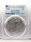 2025 American Silver Eagle PCGS MS 70 971094.70/56060272
