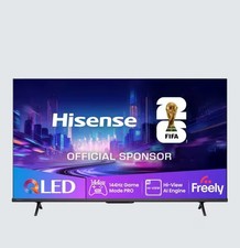 Hisense 43 inch Smart TV 43E7QTUK PRO 2025 QLED HDR 4K Ultra HD Black