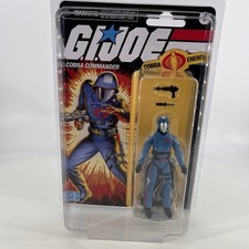 GI Joe Hasbro Retro Collection Cobra Commander W Case New