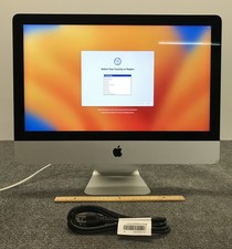 Apple iMac A2116 2019 4K 21.5" AIO i7-8700 16GB RAM 1TB HDD  32GB SSD w/Cord