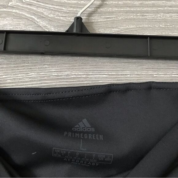 Adidas Women's Prime gray Aeroready Leggings Pockets 3 Stripe Athletic thumbnail 3