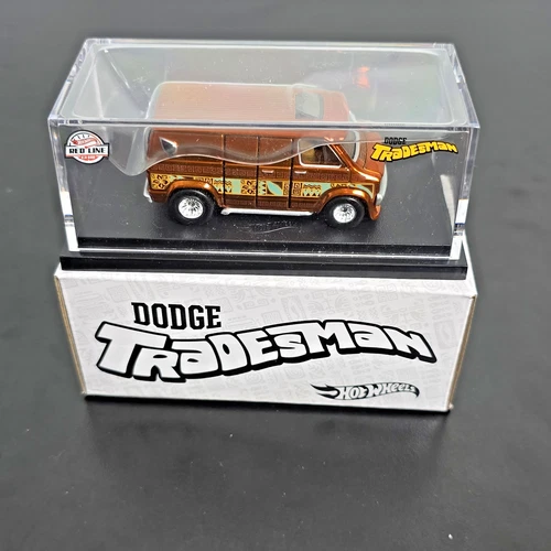 2025 Hot Wheels RLC Red Line Club Exclusive Root Beer Dodge Tradesman Van
