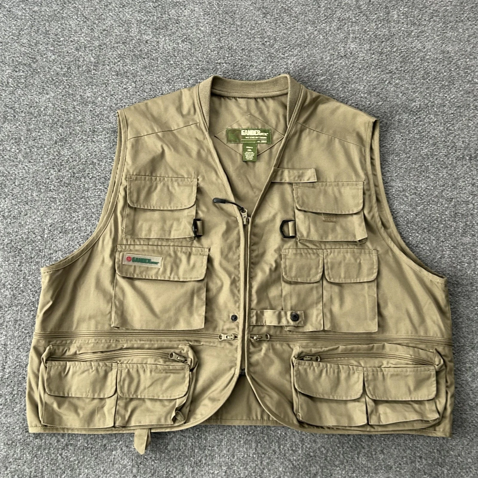 Gander Mountain Vest Mens 2XL Tan Outdoor Fishing Hunting Multi Pocket
Opens in a new window or tab