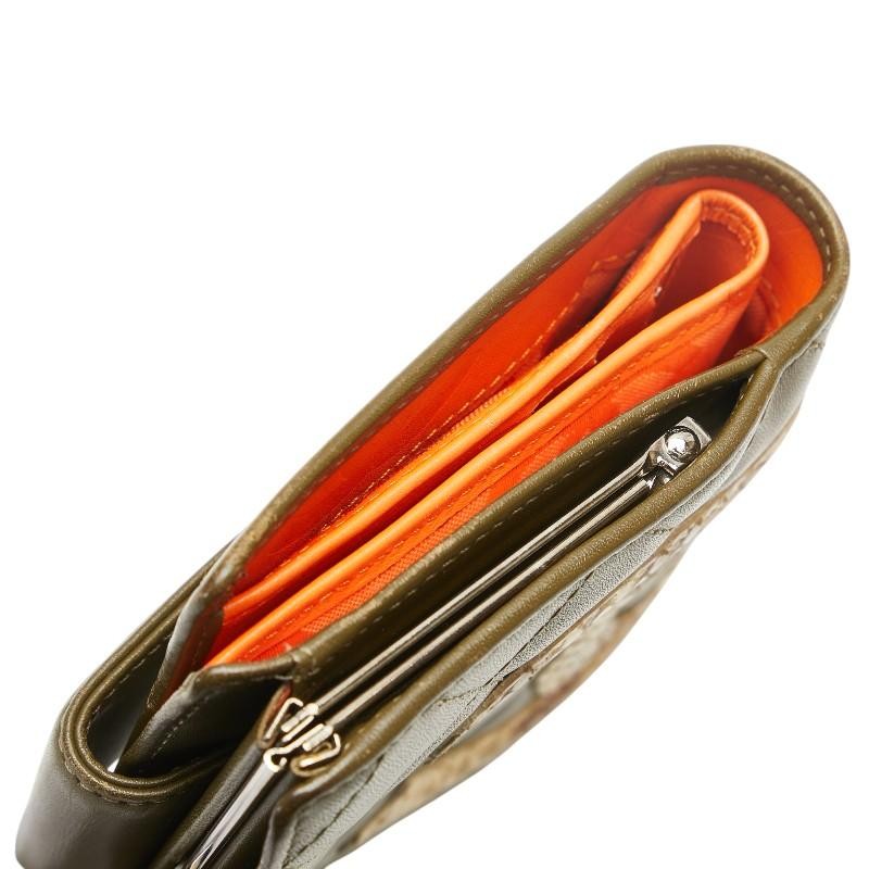 Chanel Cambon Line Coco Mark Python Embossed Wall… - image 4