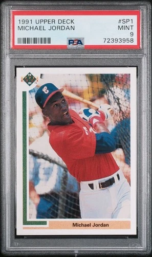 Michael Jordan 1991 Upper Deck #SP1 Baseball PSA 9 MINT White Sox
