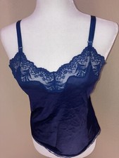 Vintage Undercover Wear Nylon Top Navy Blue Size Medium