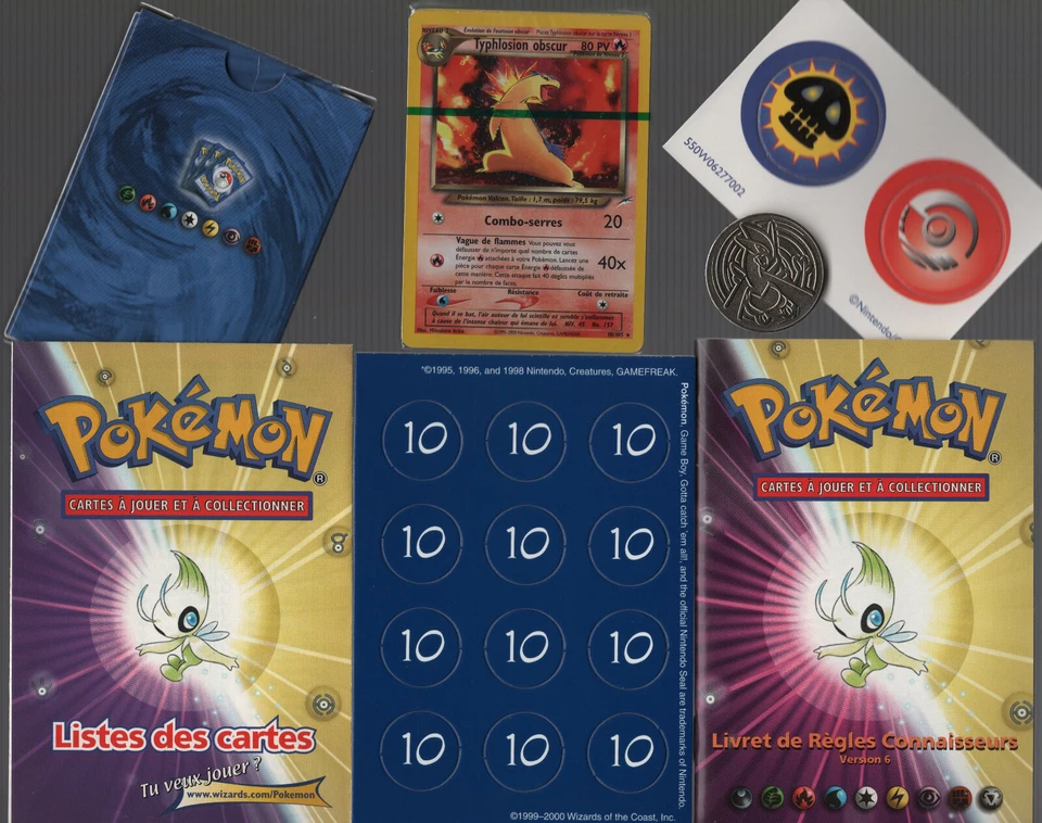 OBSCURITE & LUMIERE Pokemon FRENCH Neo Destiny Decks NO CELLO WRAPPER ON BOXES - Image 4 of 4