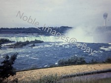 1967 Aerial View Bridge Horseshoe Falls Niagara Falls Ektachrome Slide