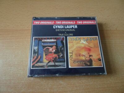 Doppel CD Cyndi Lauper - She`s so unusual + True Colors - 20 x 80s Kultsongs 