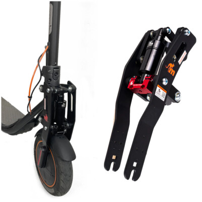 Monorim MF0 Aufhängung für Ninebot F20 / F30 / F40 - Farbe Schwarz/Rot