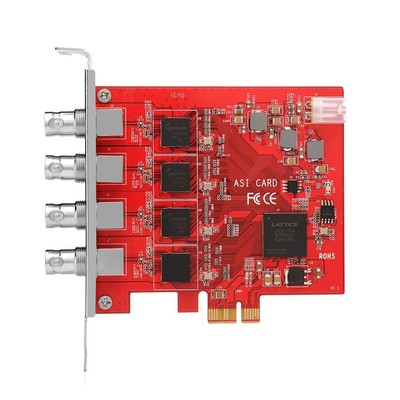 TBS690A 4 Input DVB-ASI Capture Card ASI to IP Conversion For Broadcast TV