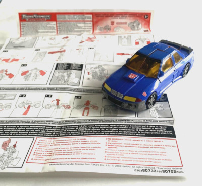 Transformers Armada Nightbeat Sideswipe Subaru Impreza komplett + Anleitung