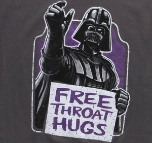 Darth Vader: free throat hugs