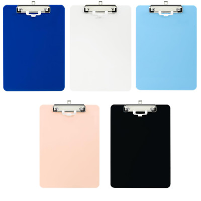 Plastic Clipboard With Low Profile Clip A4 Size For Office Nurses Students Woman