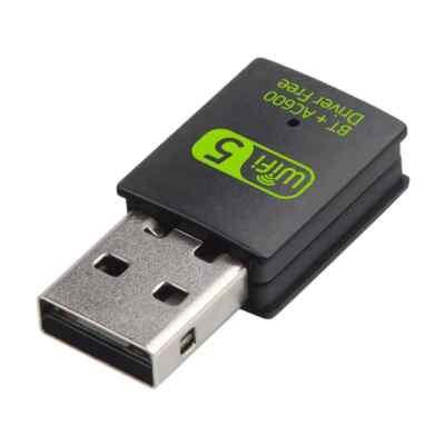 USB WiFi Bluetooth Adapter 600Mbps Dual Band 2.4/5Ghz Wireless Network Receiver