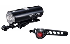 Cateye Volt-200-XC Headlight & ORB Tail-Light Combo, USB Rechargeable