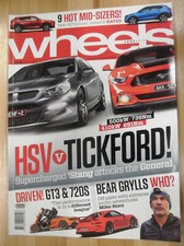 Wheels 2017 Alfa Giulia VFII SS Commodore v HSV VF Clubsport v Tickford Mustang