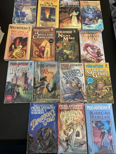 Piers Anthony Xanth Series Books Classic Fantasy Lot 15 Spell Chameleon ...
