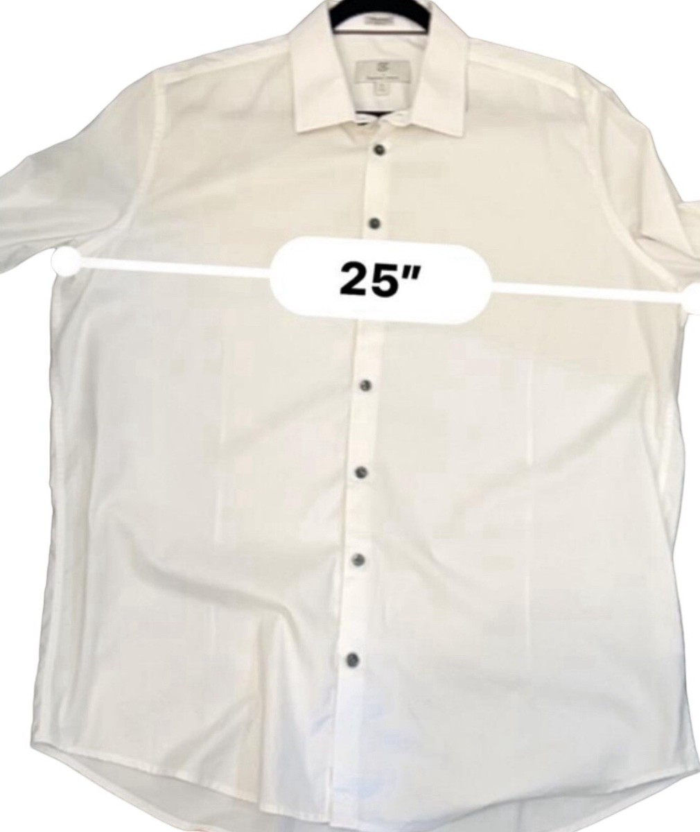 Christian Lacroix Men's White Cotton Blend Button-Down