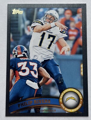 2011 Topps - #270 Philip Rivers Black Parallel /55 Chargers Rare