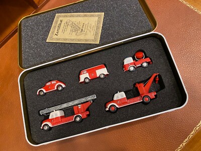 Schuco Piccolo | Nurnberg Fire Brigade 5 Car Gift Set in Tin Box | # SHU58013