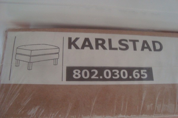 Funda Ikea KARLSTAD para reposapiés otomano Karlstad funda LINDO BEIGE