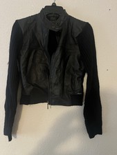 Fubu Women’s Leather/knit Jacket