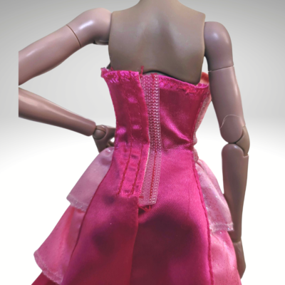 2009 Sparkle Lights Princess Barbie Doll Pink Dress Gown Dress Only | eBay