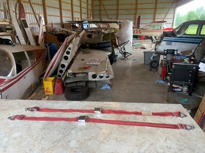Piper Cherokee PA-28 140 150 160 180 Front Seat Belts Right Left Pilot Co-Pilot