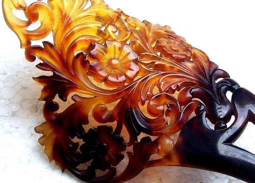 ANTIQUE HAIR COMB -  NO US IMPORT FEES - Foto 12 di 21
