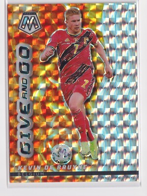 2021-22 Mosaic World Cup Give And Go Mosaic Prizm #28 KEVIN DE BRUYNE Belgium