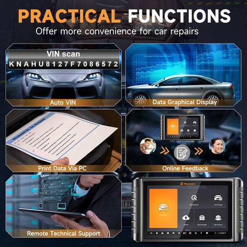 IMMO OBD2 Scanner Key Programming Tool Full System Diagnostic Tool Bidirectional - Picture 8 of 20