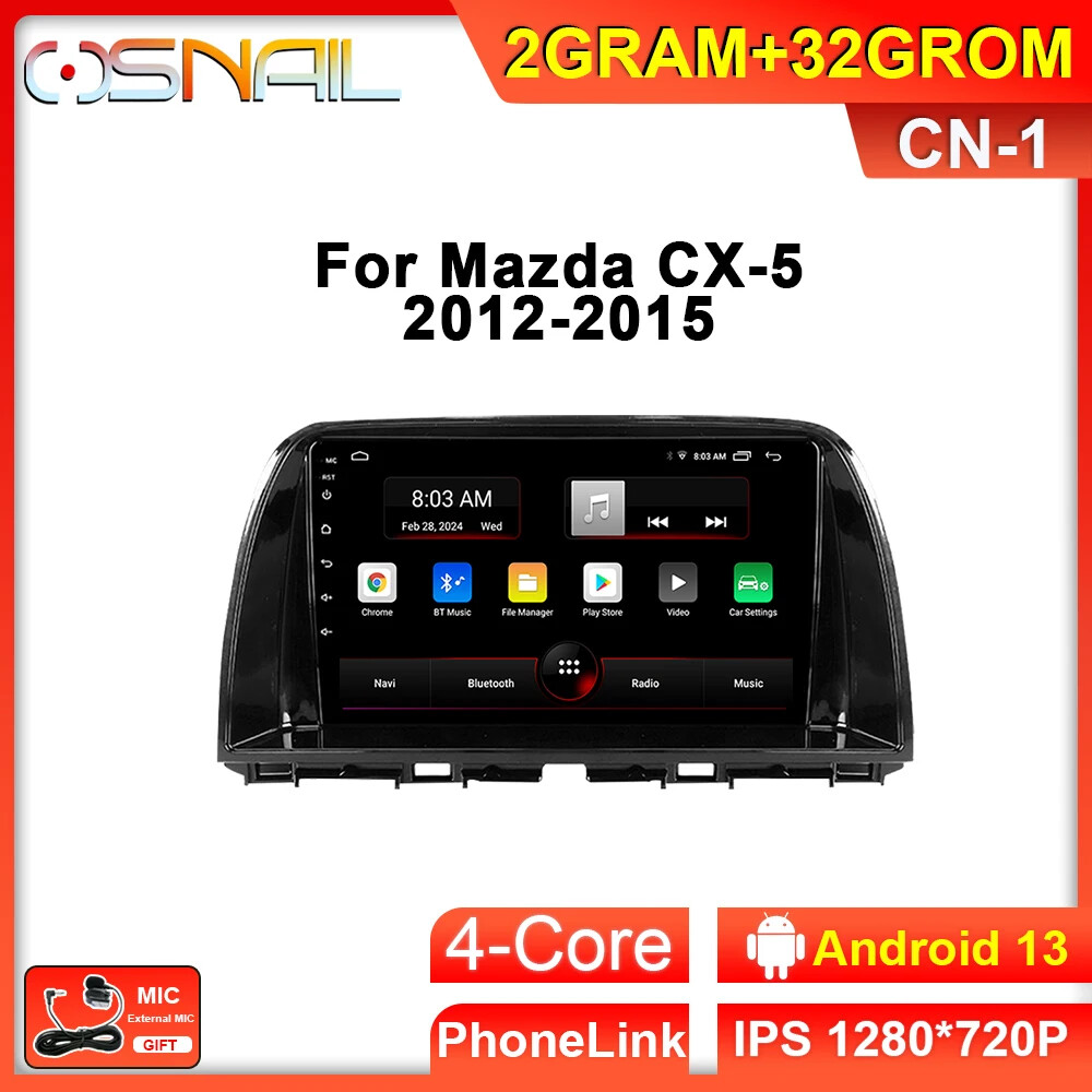 For Mazda CX5 CX-5 CX 5 Video Player Carplay Android Auto Car