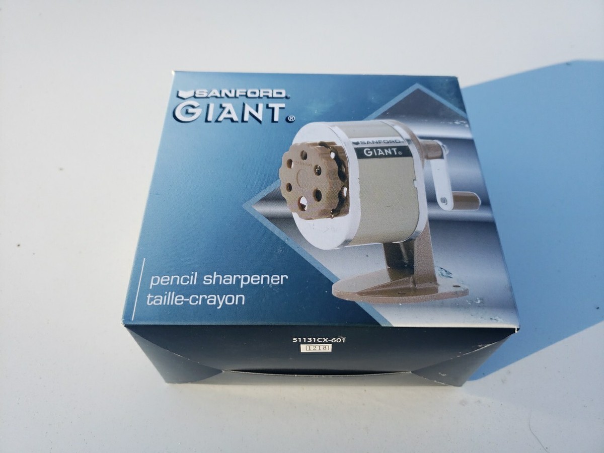 Sanford 6 Hole Giant Pencil Sharpener New In Box Vintage Retro | eBay