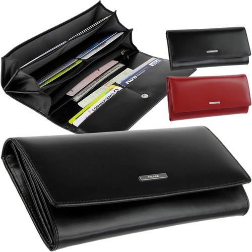 Picard Metall-Logo Cuero Cartera Monedero eBay