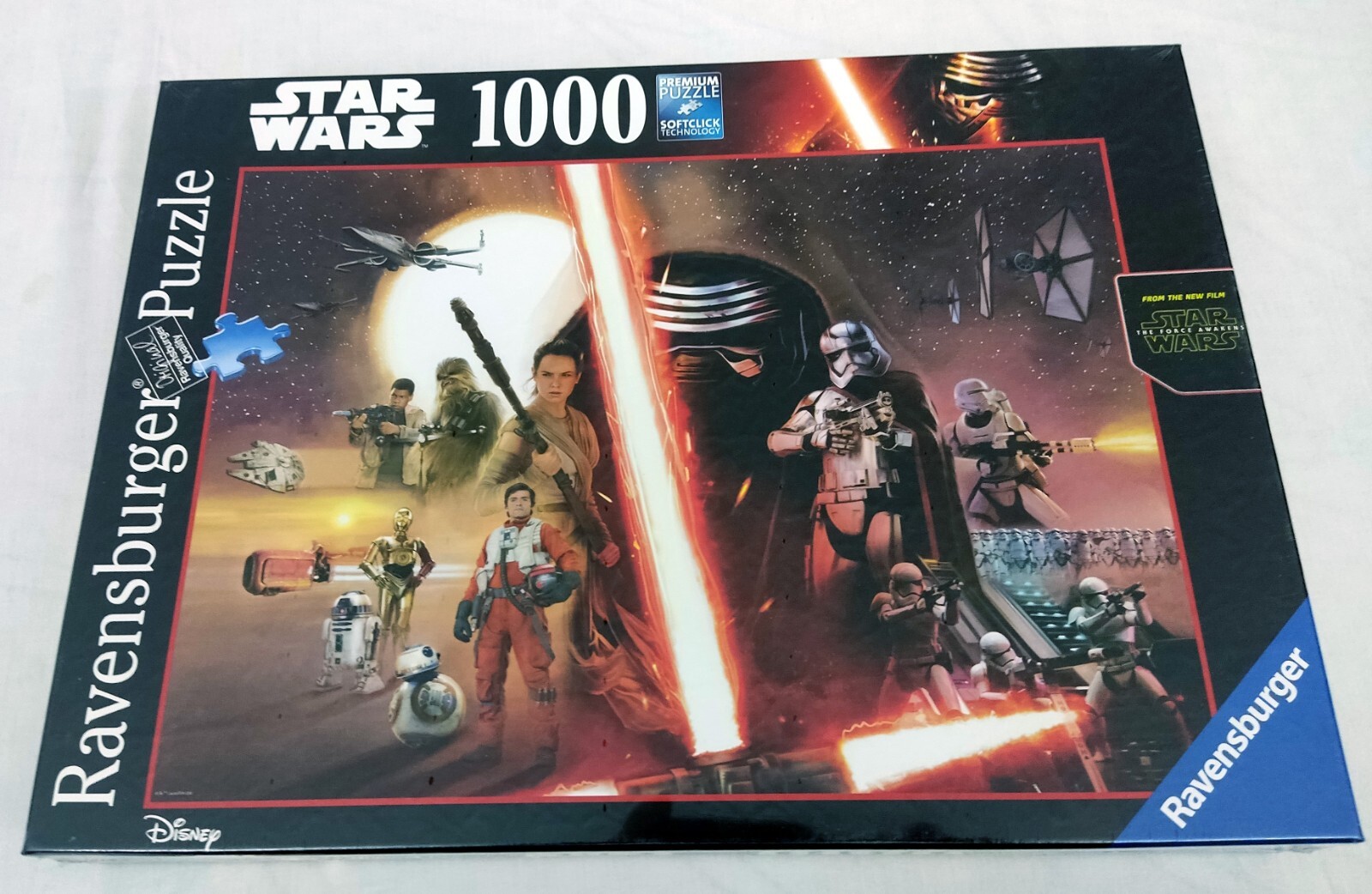 RAVENSBURGER PUZZLE 1000 PREMIUM - STAR WARS THE FORCE AWAKENS N. 195497