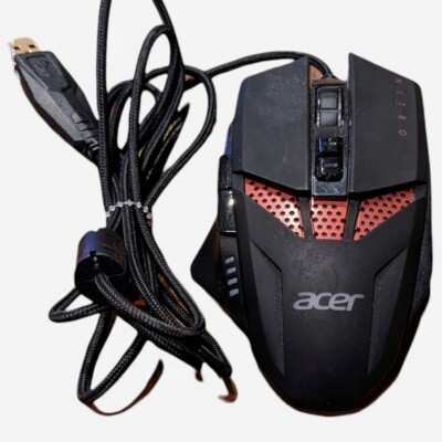 Acer Nitro Gaming Mouse 8 Button Adjustable Lighting Gamer Tested