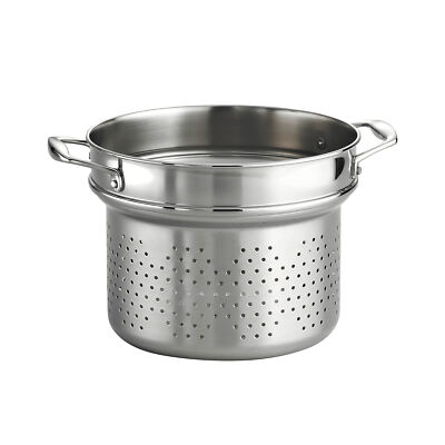 Tramontina 18/10 Stainless Steel 91/2" Pasta Insert For Gourmet 8-Qt. Tri-Ply | eBay