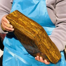 17.18LB Natural tiger-eye Mineral Quartz Crystal Mineral Reiki healing