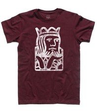 Men's T-shirt KING RE Poker Texas Hold'em Cards All In Bluff Chips Las Vegas
