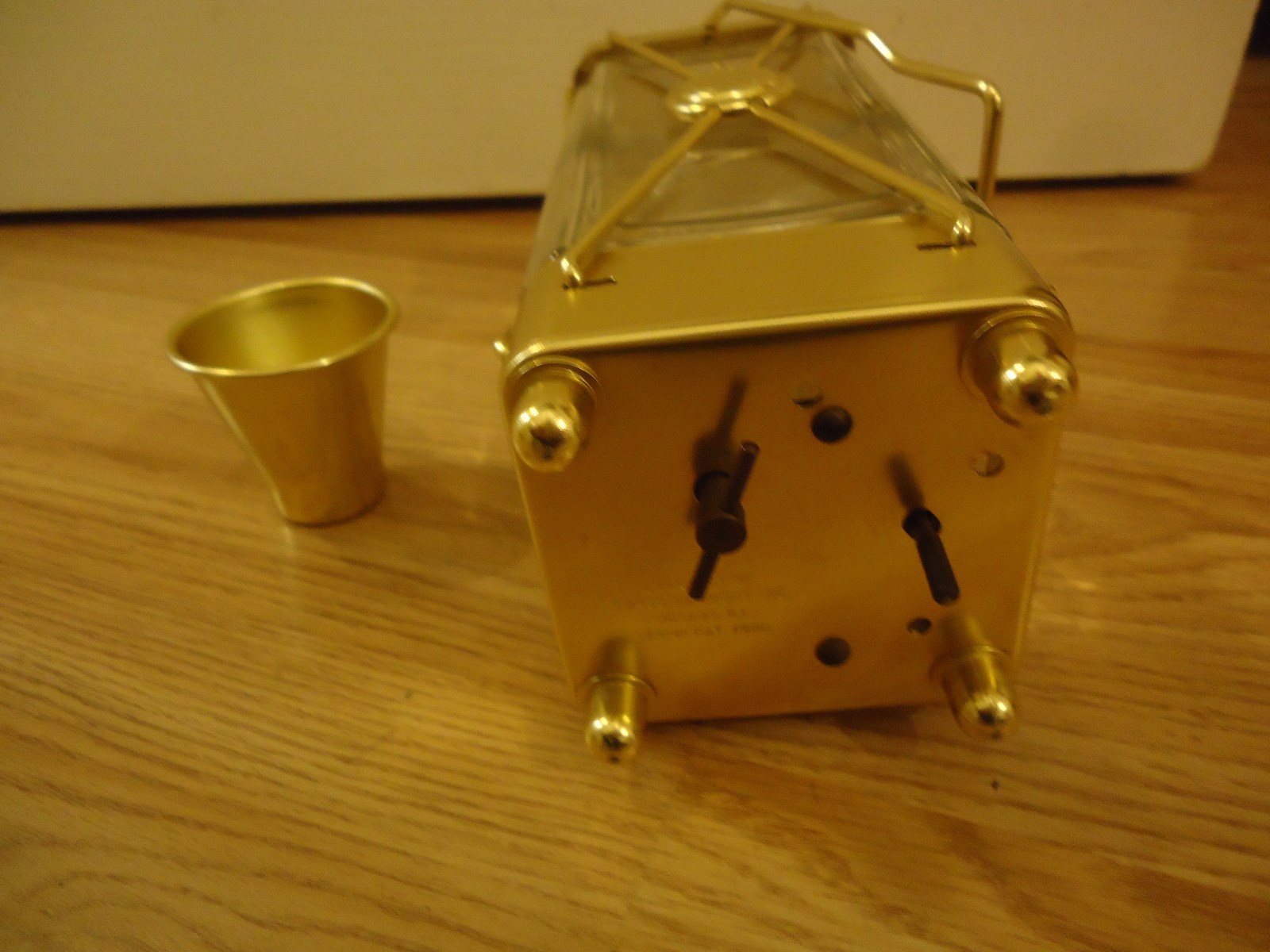 Lantern Decanter "Show Me The Way To Go Home" Music box shot glass No